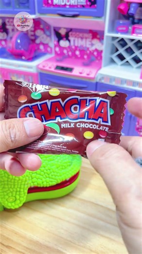 Popfinity ASMR | Dino Gets Hit by M&M Candy and Finds a Chocolate Surprise