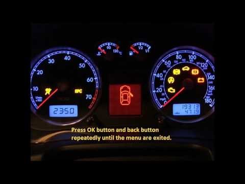 Jeep Commander - how to reset service light indicator
