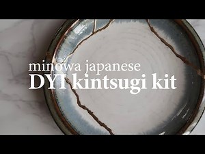Unwrapping: Minowa Japanese DIY kintsugi kit – Ceramic gold repair