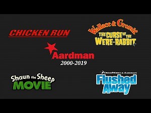 All Aardman trailer logos 2000-2019