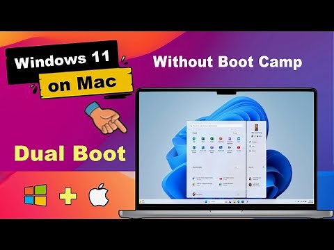 Install windows 11 on a Mac without Boot Camp | No USB required | Dual Boot macOS + Windows