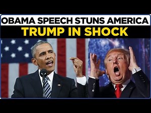 Obama Speech LIVE: Urgent Message for America | Speaks On America’s Future | US News LIVE | Trump