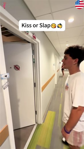 Kiss or Slap😘👋#funny #kiss #slap #college #dorm | kiss or slap