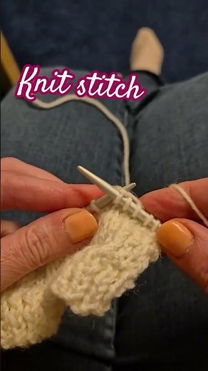 Where it all begins... your basic knit stitch. #knitting #learntoknit #knitstitch #knitflix