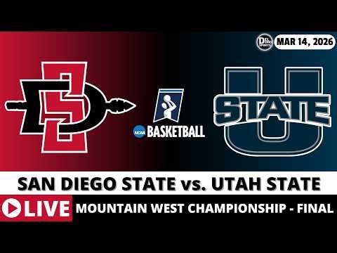 SAN DIEGO STATE VS UTAH STATE 🏀 NCAAM Basketball Game Score Radio Play-by-Play