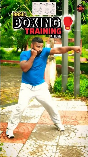 Basic Boxing Training 🥊 | Punch Like a Pro 💪 | Home Workout #shorts