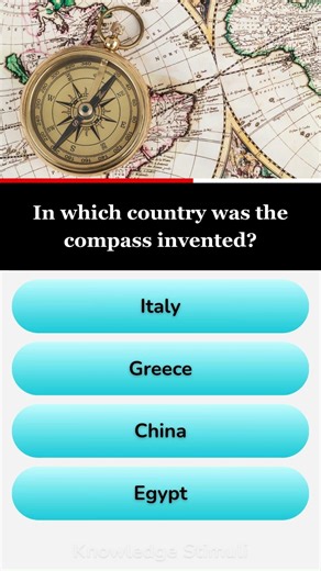 In which country was the compass invented?