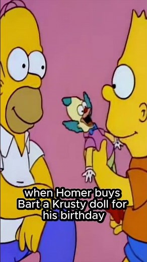 Homer's evil doll on the Simpsons