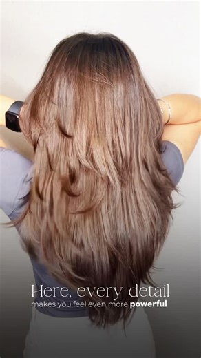 Arelis Beauty Salon| Dominican blowout specialist on Instagram: "Layer hair cut to perfection #arelisbeautysalon #dominicanblowout #orlandohair #dominicanhairsalon #hairgoals #haircut #butterflyhaircut #wolfcut #longlayers #dominicansalonnearme"