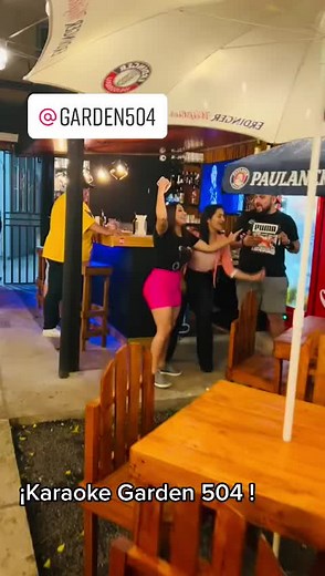 Ven al Karaoke Garden 504. #vivelaexperienciagarden504 #conocegarden504 #garden504 #🍻☕️🍽