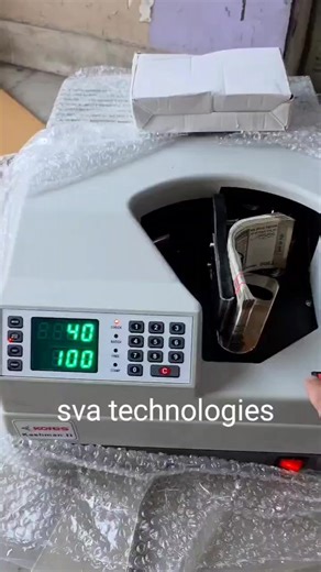 Cash counting machine used in banks www.svatechnologies.in | Lada Cash Counting Machines & Paper Shredders