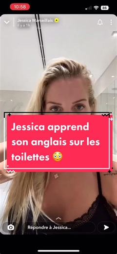 Jessica apprend son anglais sur les toilettes 😳 #thibaultgarcia #jessicathivenin #marseillais #dubai #rich #pourtoi #foryou #anglais #tvrealite