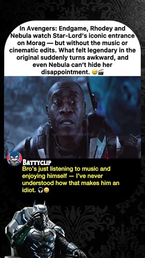 In Avengers: Endgame, Rhodey and Nebula watch Star-Lord's iconic entrance on Morag