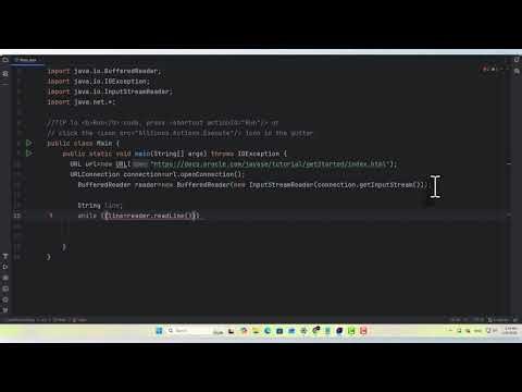 URLConnection in java part 5