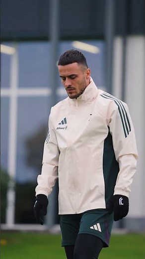 Intense training before a freezing Champions League trip! ❄️❄️ | #bodojuventus # #football #ucl