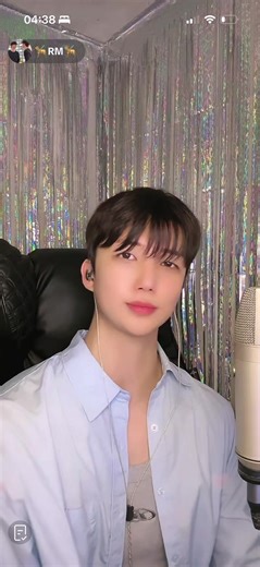 RM’s singing is amazing in every broadcast. 🎶✨