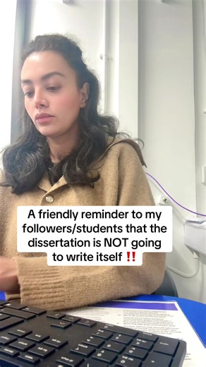 Start writing ur assignments NOWW! #lecturerlife #dissertation #supervisor #thesis #studytok