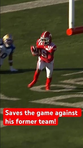 This interception saved the game for the Stampeders! #cfl #football #cflfootball