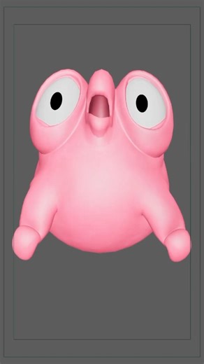 Make a scared expression#maya #3danimation