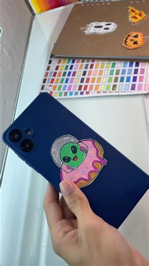 ALIEN STICKER #art #shortvideo #drawing