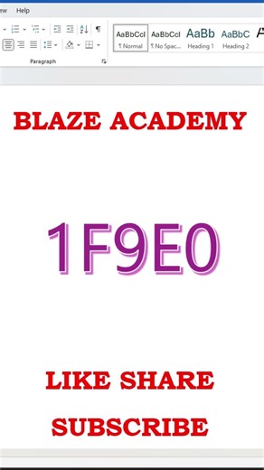 Ms Word Symbol Trick | Ms Word Magic Trick Shorts #shorts #youtubeshorts #shorts #viral #ai