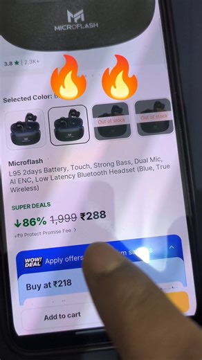 😱😱 288/- 🔥🔥16 Hour Battery 🔥🔥 Best Earbuds under 300 in Flipkart || Microflash L95 Earbuds Review