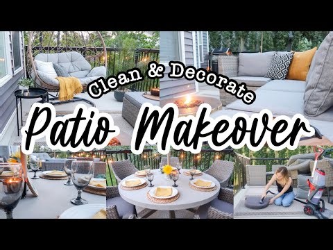 COZY PATIO MAKEOVER || Patio Clean and Decorate 2026 || Outdoor Decorating Ideas