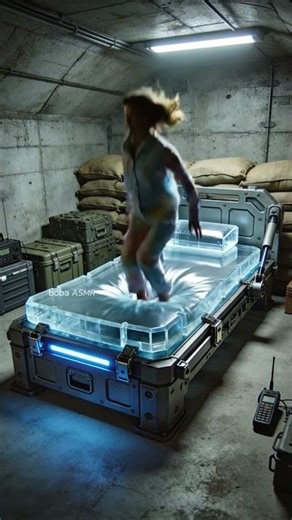 【ASMR】Futuristic Warzone Dreamscape | Sci‑Fi Industrial War Bed | Relaxation 🌙✨ #asmr #boba