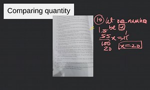 Comparing quantity... | Filo
