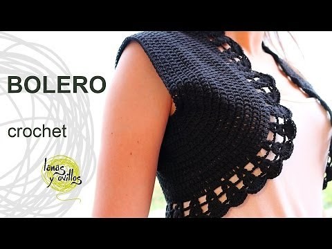 Bolero Crochet Tutorial in Spanish