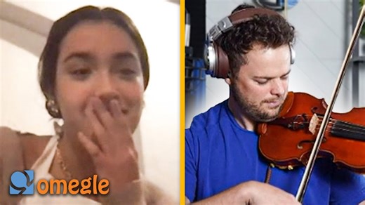 Showing Perfect Pitch on Omegle with Violin
