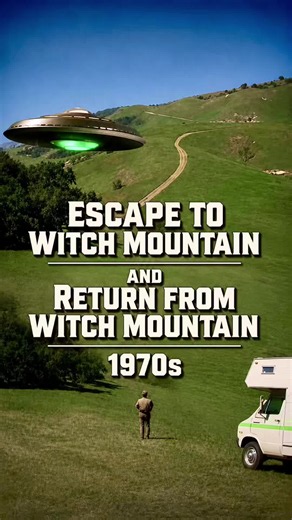 “Do you remember Disney’s Escape to Witch Mountain and Return from Witch Mountain? These two family sci-fi classics were released in 1975 and 1978 and became favorites for an entire generation. The story follows Tia and Tony, two mysterious siblings with incredible psychic powers, as they search for their true home. Along the way, they escape villains, meet unforgettable characters, and eventually return to the hidden world of Witch Mountain aboard their iconic spaceship. These movies mixed adve