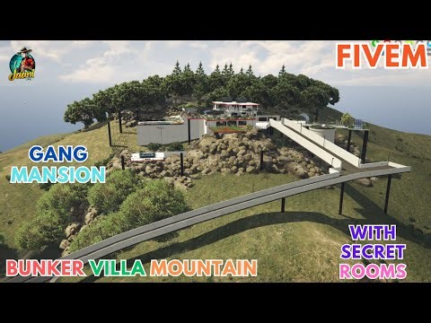 Fivem Mountain (Logo) Villa With (Bunker) Fivem MLO/Custom Fivem Villa