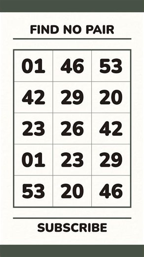 Find the Unpaired Number | Brain Workout ✅