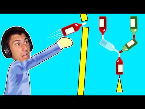 DO NOT TRY THIS BOTTLE FLIP! | Happy Wheels