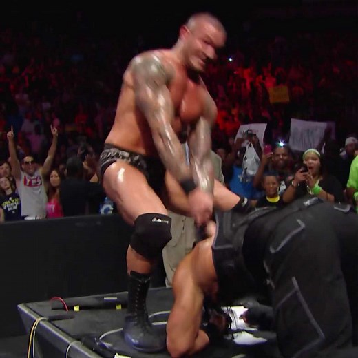 Randy Orton came out of nowhere to deliver a merciless beating to Roman Reigns on this day in 2014. | WWE Network