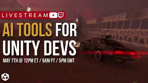 Have questions about Unity AI? 🛠️Join us live tomorrow with special guest @UnityCodeMonkey to learn how Unity AI can automate workflows and create new content using your own assets!📅 May 7 | 12pm ET / 9am PT / 5pm BST🔗 Set your reminder: https://t.co/7yT3PfcmCA