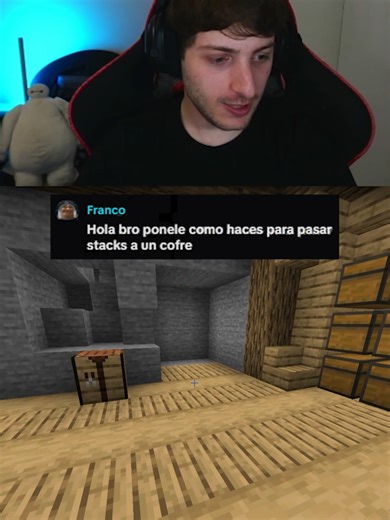 Como pasar muchos stacks de items a cofres #minecraft #minecrafttecnico #tutorial #java #hator