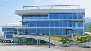 Office Architecture with Glass Walls China