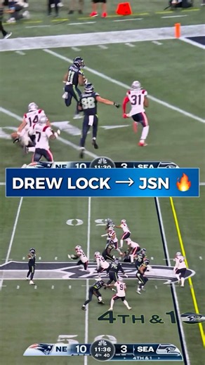 Drew Lock Finds Jaxon Smith-Njigba for CLUTCH TD 🔥 | Seahawks vs. Patriots