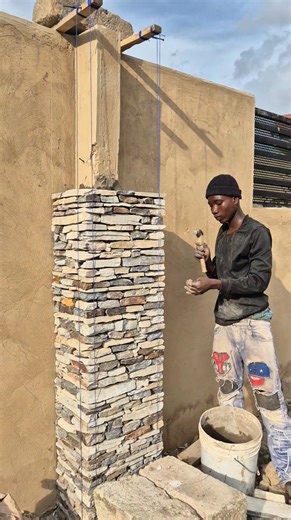 Natural stone skills 🇬🇭 | Steven Stone Design