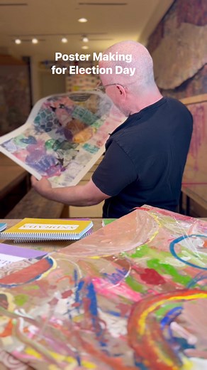 Poster Making for Election Day. Come to the shop tomorrow. It’s gonna be fun. | Little Pulp: Printmaking Workshop for Kids+ | Facebook