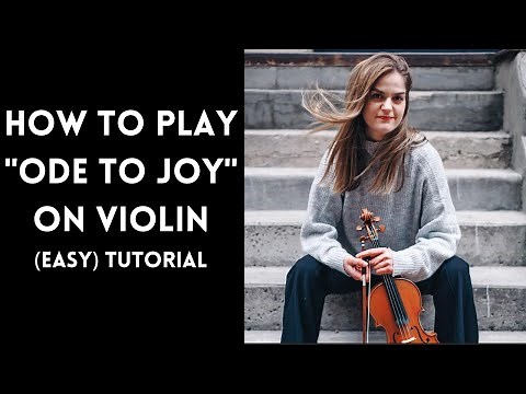 "Ode To Joy" - Violin Tutorial (easy)