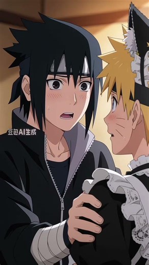 Naruto in a Maid Outfit | Funny SasuNaru Maid AU Animation and Texting Story