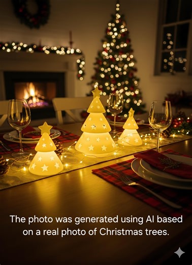 Christmas Tree With Stars | Cozy Christmas Home Decoration - Etsy UK