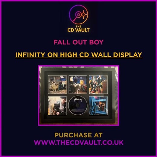 FALL OUT BOY - INFINITY ON HIGH CD WALL DISPLAY