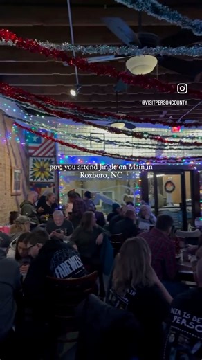 ✨ TONIGHT is the night! Jingle on Main is lighting up Uptown Roxboro with holiday magic from 5:30 PM - 8:00 PM 🎄 Tree lighting at 6:00 PM 🎁 Local businesses open late 🚂 Polar Express–themed activities at the Kirby Cultural Arts Complex 🚜 Barrel train rides 🕺 Performances at Merritt Commons 🌾 Hay rides 🍪 Local goodies festive treats Bundle up, bring the family, and make a night of it in Uptown! It’s the most magical evening of the season. ❤️💚 | Visit Person County