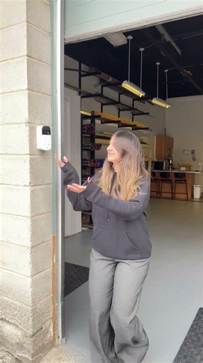 Ideally install a new garage door keypad with Motion Garage Doors #funnyvideos #viralcontent