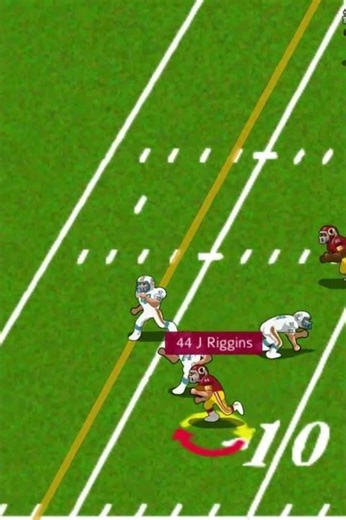 1982 Redskins vs Dolphins (highlight) John Riggins touchdown run.