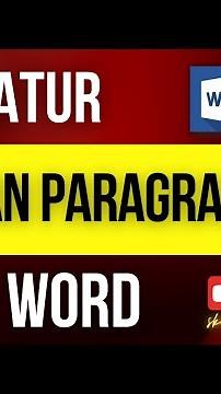 How to Arrange Paragraph Writing in Ms Word #paragraph #msword